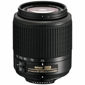 Nikon AF-S DX Zoom Nikkor ED 55-200mm F4-5.6G ブラック ニコンDXフォーマット専用