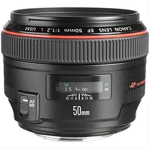 Canon 単焦点標準レンズ EF50mm F1.2L USM フルサイズ対応