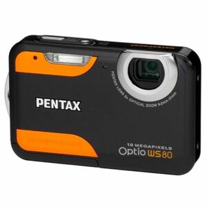 PENTAX デジタルカメラ Optio WS80 1000万画素 光学5倍ズーム 防水 OPTIOWS80BO