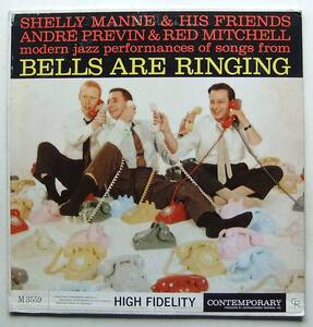 ◆ SHELLY MANNE & His Friends / Bells Are Ringing ◆ Contemporary M 3559 (yellow:dg) ◆ S