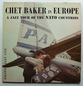 ◆ CHET BAKER in Europe ◆ Pacific Jazz PJ-1218 (black:dg) ◆ V