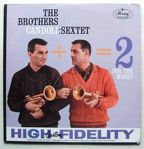 ◆ THE BROTHERS CANDOLI Sextet / 2 For The Money ◆ Mercury MG 20515 (black:dg) ◆ V