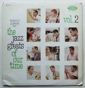 ◆ MANNY ALBAM and The Jazz Great of Our Time Vol.2 ◆ Coral CRL 57142 (red:dg) ◆ V