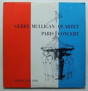 ◆ GERRY MULLIGAN Quartet / Paris Concert ◆ World Pacific PJ-1210 (black:dg) ◆ Q