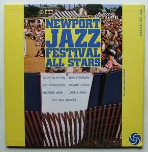 ◆ NEWPORT JAZZ FESTIVAL ALL STARS ◆ Atlantic 1331 (black:dg) ◆ V