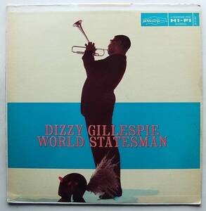 ◆ DIZZY GILLESPIE / World Statesman ◆ Norgran MG N-1084 (yellow:dg) ◆