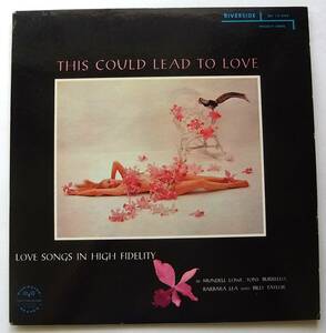 ◆ THIS COULD LEAD TO LOVE / MUNDELL LOWE / BARBARA LEA with BILLY TAYLOR ◆ Riverside RLP 12-808 (blue:BGP) ◆ W