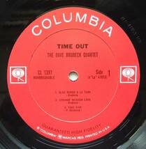 ◆ DAVE BRUBECK Quartet / Time Out ◆ Columbia CL 1397 (2eye) ◆ V_画像3