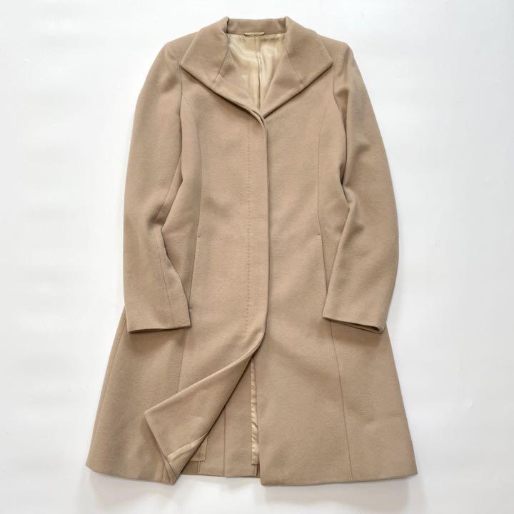 2023年最新】ヤフオク! -カシミヤ コート ベージュの中古品・新品・未