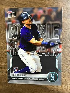 【即決価格】2022 MLB Topps Now Julio Rodriguez フリオ ロドリゲス OS-34 Rookie Of The Year ROY 新人王 記念カード 24時間限定発売