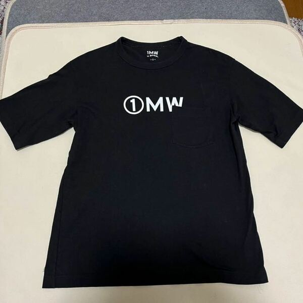 ジーユー ソフ コラボ プリント 半袖 Tシャツ ブラック×ホワイト GU 1MW by SOPH メンズ　Sサイズ