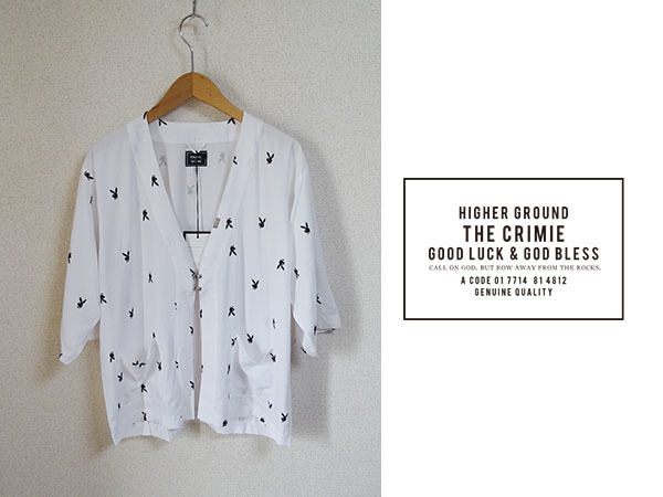 ★送料無料匿名発送★未使用タグ付き★理由あり★CRIMIE X PLAYBOY★クライミーXプレイボーイ★PLAYBOY JINBEI SHIRT★甚平　定価19440円