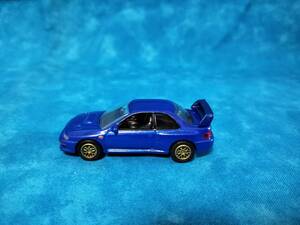 ⑨1・ユージン・リアルX《スバル・インプレッサ　22B・STI？》ブルー1/72・撮影時のみ開封・SUBARU