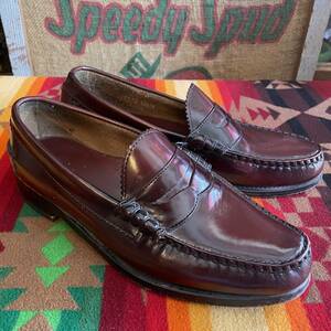 希少品！Allen Edmonds アレンエドモンズ　コインローファー革靴 10D kenwood/アメリカヴィンテージ紳士70's60's50'sトラッド古着