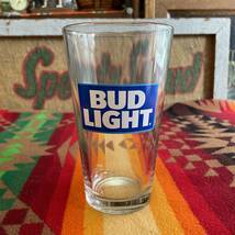 BUD LIGHT アメリカヴィンテージ　Beerグラス　USA食器/古道具カリフォルニア雑貨アドバタイジングハワイ西海岸ハイネケン酒_画像1