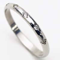 送料無料 プラチナリング ダイヤモンド リング刻印文字無料 プラチナ リング 結婚指輪 マリッジリング