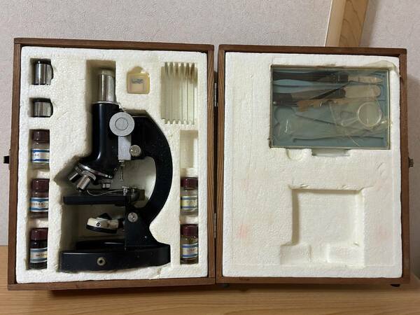 レア　顕微鏡＜けんびきょう: microscope＞中古品　2023/08/15　№①