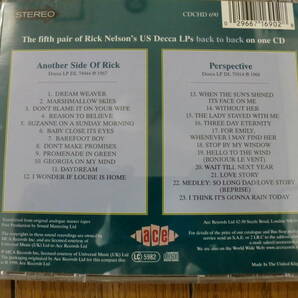 【CD】RICK NELSON / ANOTHER SIDE OF RICK + PERSPECTIVE 2in1 ACE CDCHD690 サイケ・ポップの画像3