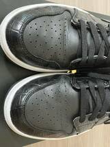 美品★27cm★Nike Air Jordan 1 Low Golf black Crocodile Skin AJ1 ナイキ エア ジョーダン ロー ゴルフ ホワイト クロコダイル スキン 黒_画像6