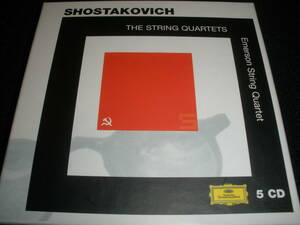 新品 5CD 廃盤 ショスタコーヴィチ 弦楽四重奏曲 全集 エマーソン弦楽四重奏団 Shostakovich String Quartets Complete Emerson