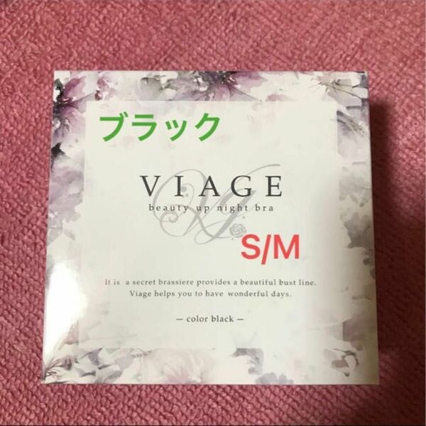 VIAGE ヴィアージュ ナイトブラ バストアップ　S/M ブラック