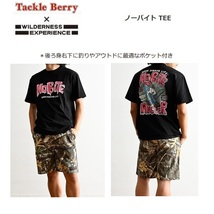 タックルベリー×ウィルダネスエクスペリエンス ノーバイトＴシャツ ブラック L　823508　メンズ　アウトドア_画像3