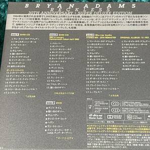 新品未開封/ブライアン・アダムス/2SHM-CD+DVD+Blu-ray/生産限定/RECKLESS/30周年 スーパー・デラックス・エディション/日本盤/BRYAN ADAMSの画像3
