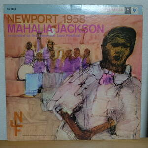 Columbia【 CL 1244 : New Port 1958 】DG / Mahalia Jackson