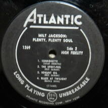 Atlantic【 1269 : Plenty, Plenty Soul 】DG / Milt Jackson_画像5