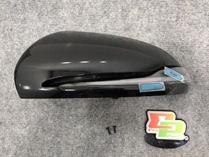 E Class W213 original left door mirror cover / turn signal attaching A 099 810 83 00/A099 906 47 01 A09981103009197 black 197 Benz (131383)