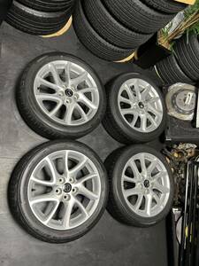 マツダ アクセラスポーツ 純正タイヤホイール 17インチ 7J＋52.5 PCD114.3 5穴 BRIDGESTONE TURANZA T001 205/50R17 プレマシー流用等