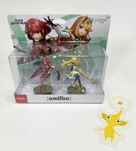 【未開封・メーカー保証可 】amiibo ダブルセット ホムラ／ヒカリ 大乱闘スマッシュブラザーズシリーズ アミーボ ゼノブレイド2 フィギュア