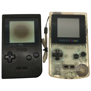 【本体 ソフト14点まとめ】Nintendo ゲームボーイ ブラック ゴールド GAME BOY COLOR ピンク クリア テトリス ドラクエ 等 GB 現状品 F797の画像5