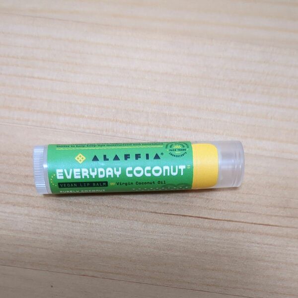 新品未使用　ALAFFIA アラフィア　ココナッツオイル　リップクリーム