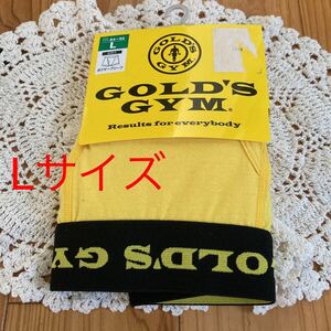 新品即決送料無料♪GOLD'S GYM ゴールドジム　ボクサーブリーフ　Lサイズ　濃黄色　レア