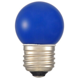 OHM LEDミニボール球装飾用 G40/E26/1.4W/4lm/青色 LDG1B-H 13C