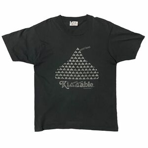 Hershey's ハーシーズ　古着　tシャツ　企業　USA製　　 L 墨黒　チョコレート　ダメージ有り