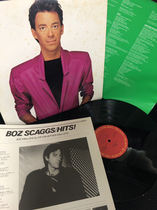 【BOZ SCAGGS/HITS!】ベストオブ・ボス　スキャッグスLP レコード　1980年【23/08 メタル3A3】