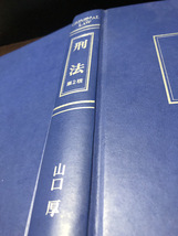 【刑法第ニ版】カバー無し　法律書古書　山口厚著　全５３７頁【23/08 メタル5】_画像1