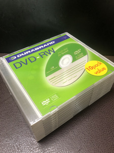 【DVD-RW 10pack value】新品未開封120分　4.7GB ビデオレコーダー【23/08 RD1】