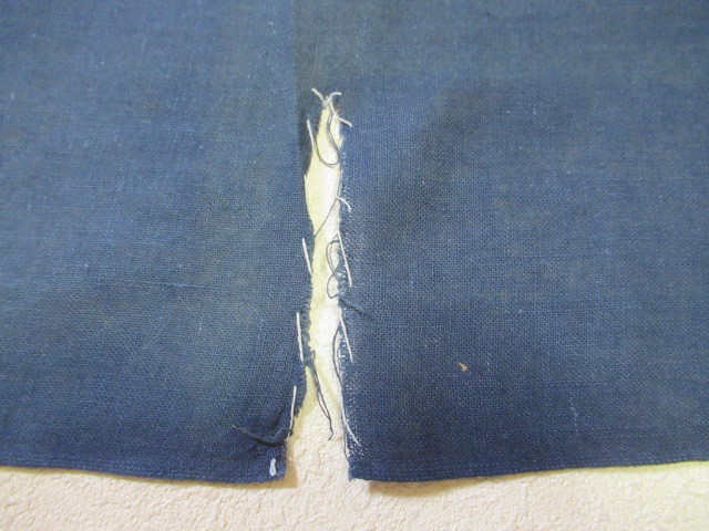 古布、藍染木綿、はぎれ、無地、２９９センチ。 | JChere雅虎拍卖代购