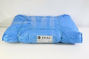 ☆033☆【未使用】 ブルーシート 5.4ｍ×5.4ｍ 軽量タイプ 3間×3間 6枚入り