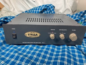 ADVANCE　アドバンス 　フォノEQ無しライン専用管球式プリアンプ 　STELLA　 PRA-1　完動品【3ヶ月保証】