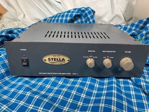 ADVANCE advance fonoEQ less line exclusive use tube lamp type pre-amplifier STELLA PRA-1 working properly goods [3 months guarantee ]