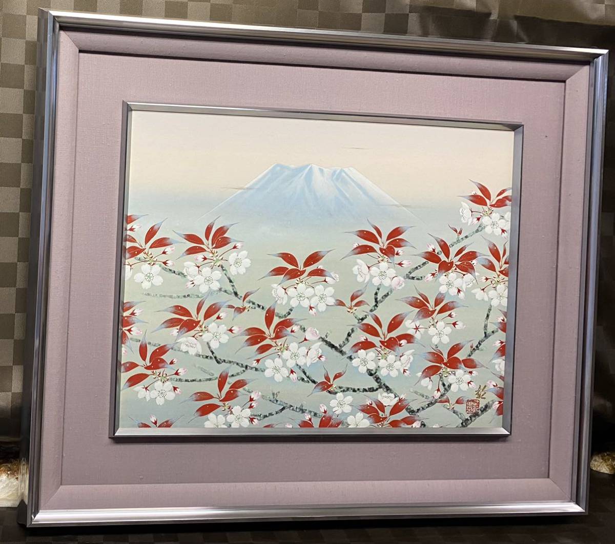 年最新Yahoo!オークション  日本画 桜美術品の中古品・新品