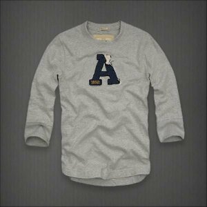 Abercrombie & Fitch アバクロンビー&フィッチ/Rebed Brook 七分袖 シャツ 2011年モデル vintage heather grey サイズM 美品 直営店公式