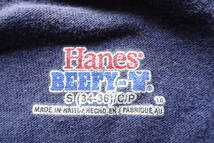 Heans BEEFY-T/ヘインズ/ビーフィーT/半袖Tシャツ/バックプリント/ロゴプリント/モーター/機械/カジュアル/紺/ネイビー/Sサイズ(8/3R)_画像3