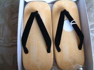  sandals setta * imitation leather bottom * black high mi long box less .