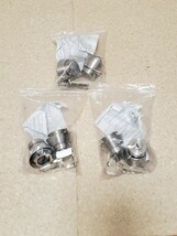 【新品・未使用】MIWA シリンダー錠　U9LA20-1L2 3コセット　鍵3本　送料込み！！_画像2