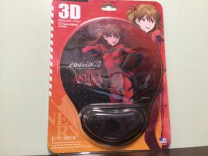 ③⑥ new goods * Evangelion Aska 3D mouse pad silicon wrist put attaching 